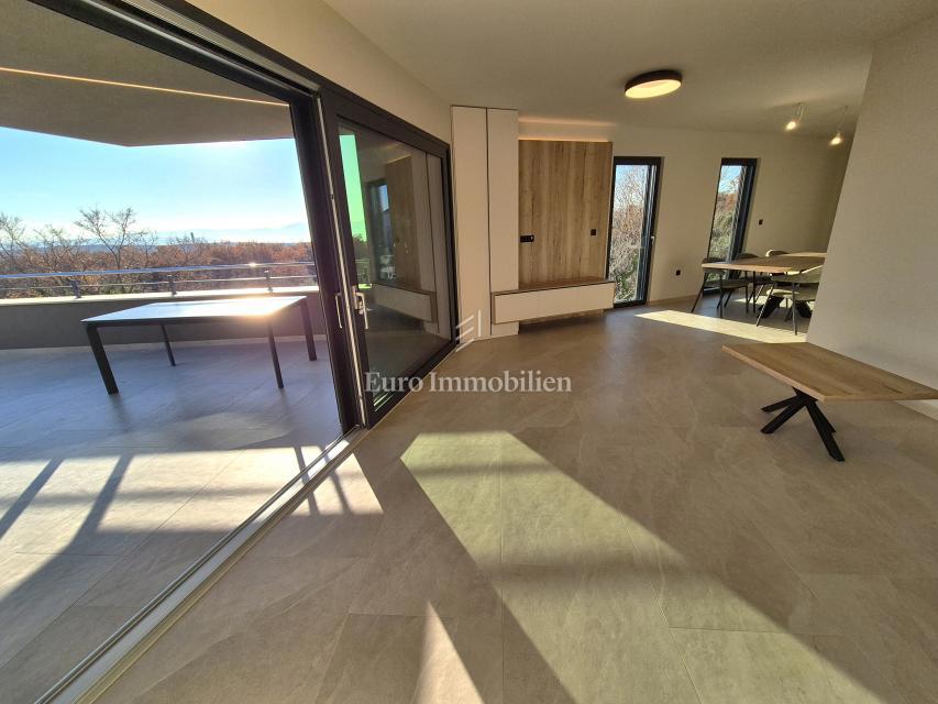 Opremljeno penthouse v novogradnji