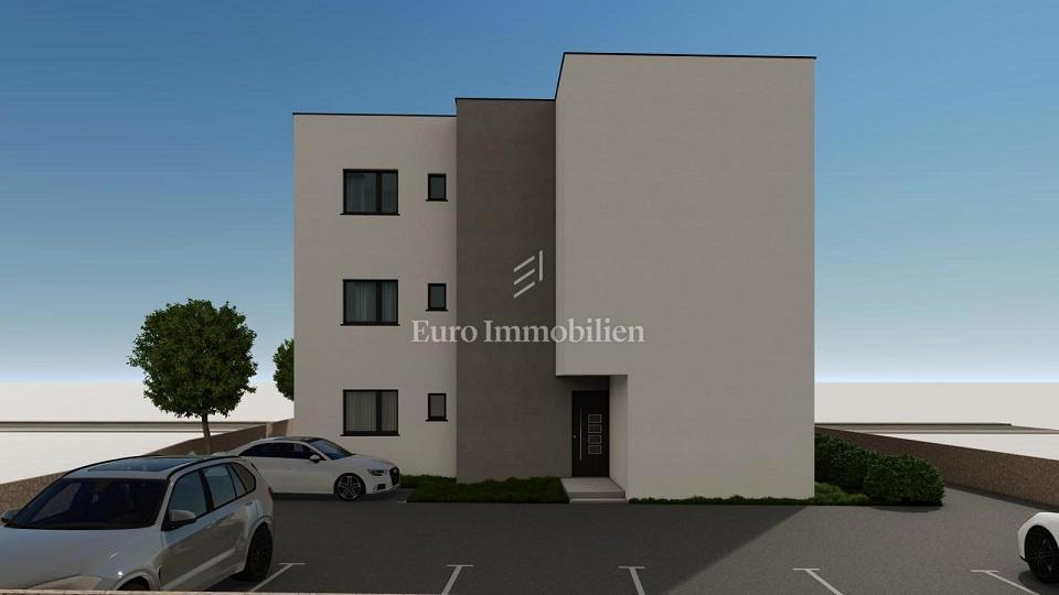 Novalja -  novo stanovanje z vrtom in pogledom na morje