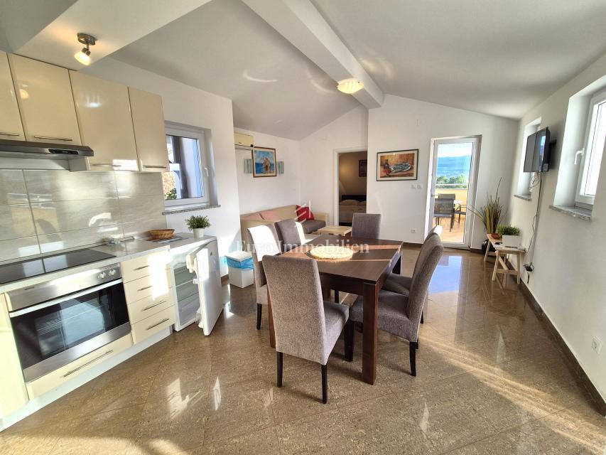 Apartma z odprtim pogledom na morje