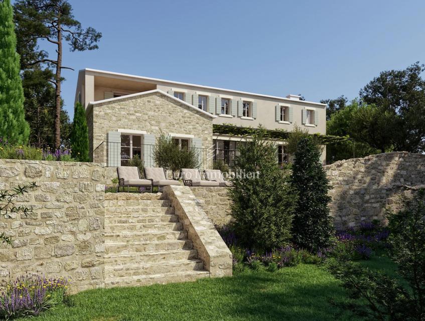 Čudovita vila s pogledom na morje v gradnji, v okolici Novigrada