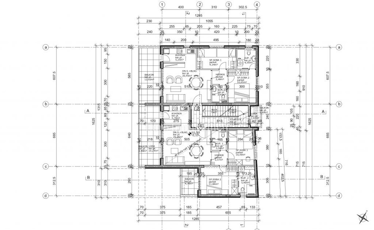 Apartmaji blizu morja - novogradnja Diklo, Zadar