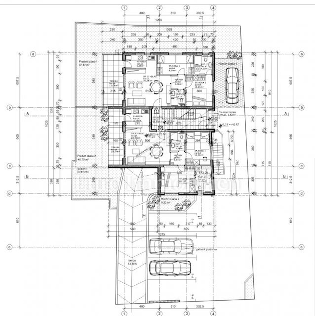 Apartmaji blizu morja - novogradnja Diklo, Zadar