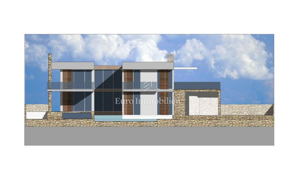 Istra - moderna vila z bazenom 80 m od morja