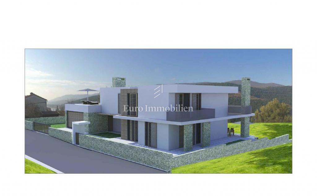 Istra - moderna vila z bazenom 80 m od morja
