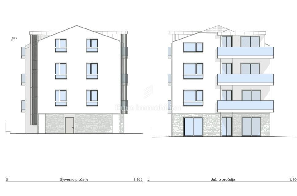 Apartma 30 m od morja z vrtom