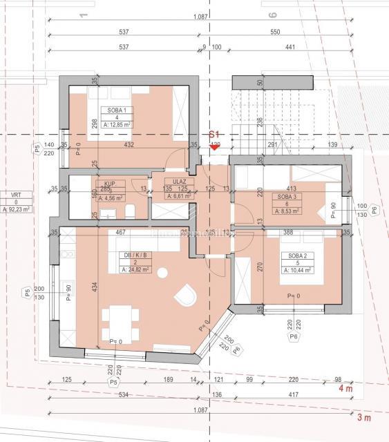 Apartma 30 m od morja z vrtom