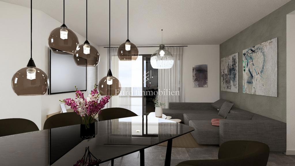 Apartma v novogradnji s pogledom na morje