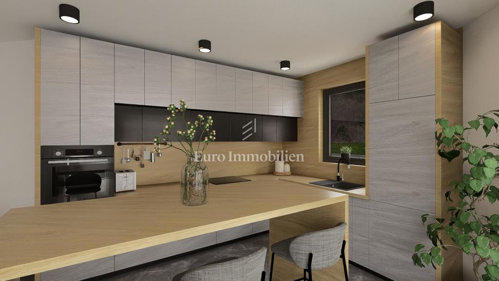 Apartma v novogradnji s pogledom na morje