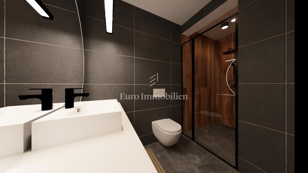 Apartma v novogradnji s pogledom na morje