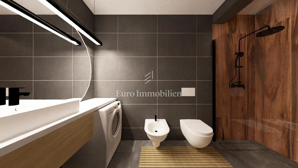 Apartma v novogradnji s pogledom na morje