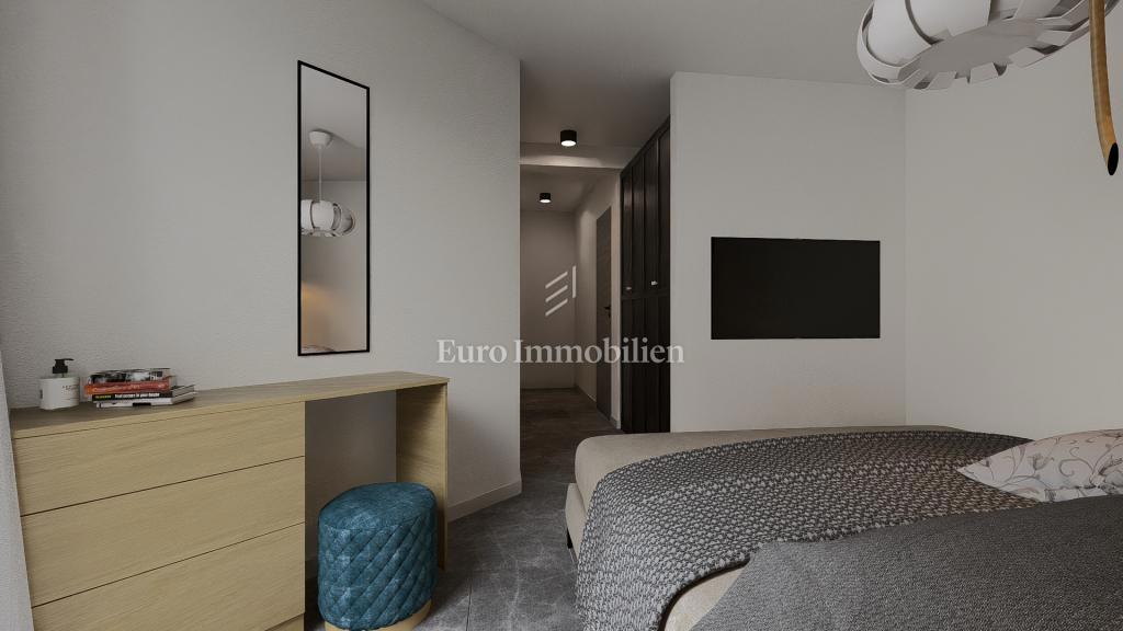 Apartma v novogradnji s pogledom na morje