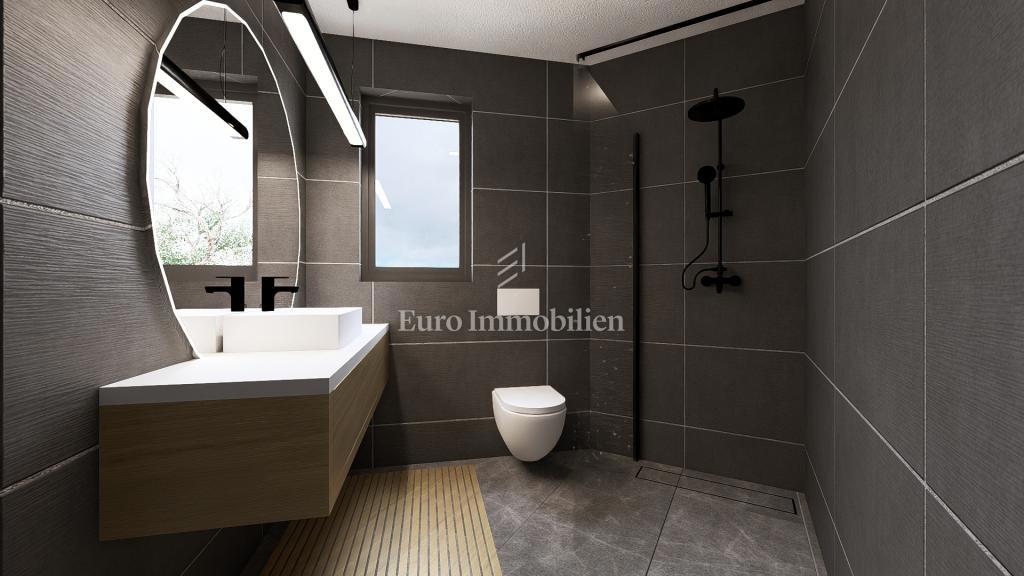 Apartma v novogradnji s pogledom na morje