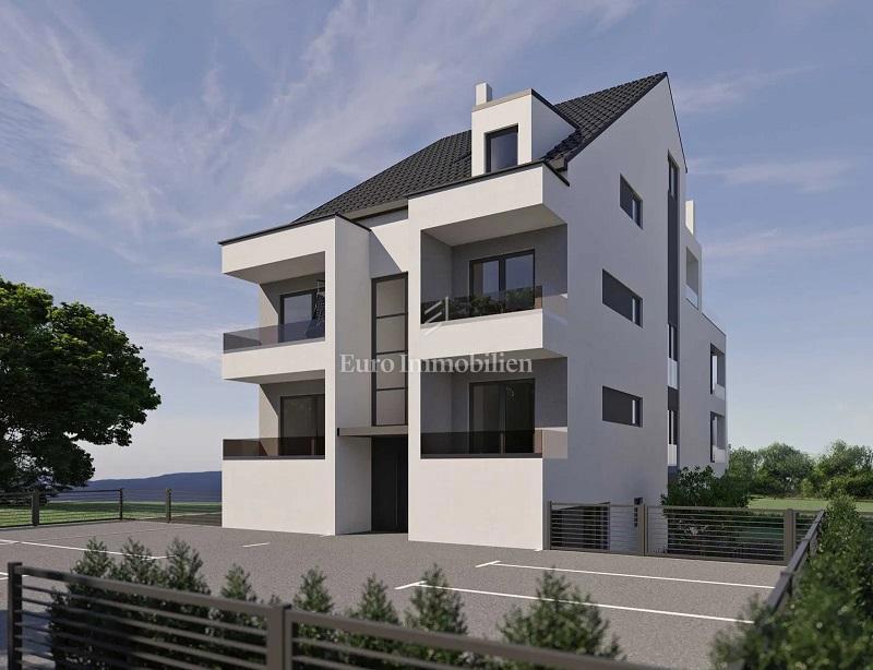 Mandre - penthouse apartma s pogledom na morje