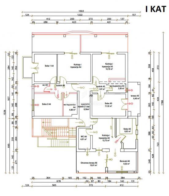 Mesto Pag-apartma z dvema terasama in pogledom na morje