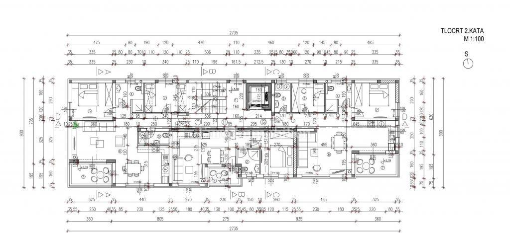Novogradnja v Taru, Stanovanje v 1. nadstropju z dvigalom