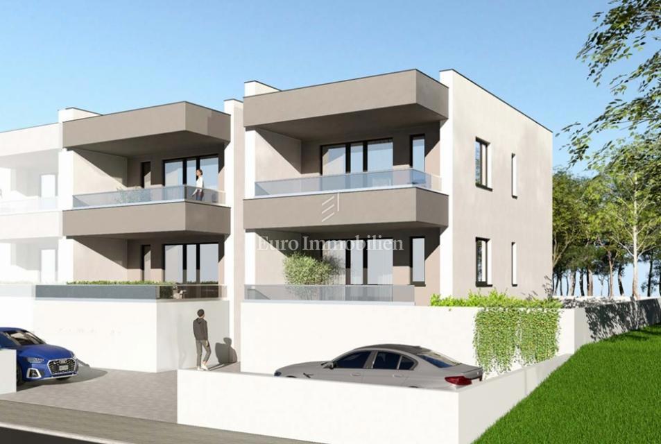 Apartma v novogradnji s pogledom na morje - otok Pag