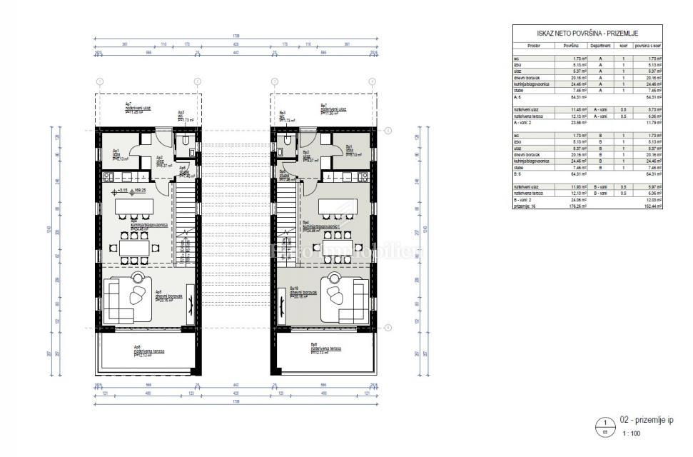 Vrbnik, okolica - hiša z bazenom in wellness centrom