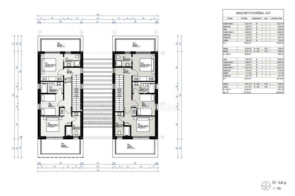 Vrbnik, okolica - hiša z bazenom in wellness centrom