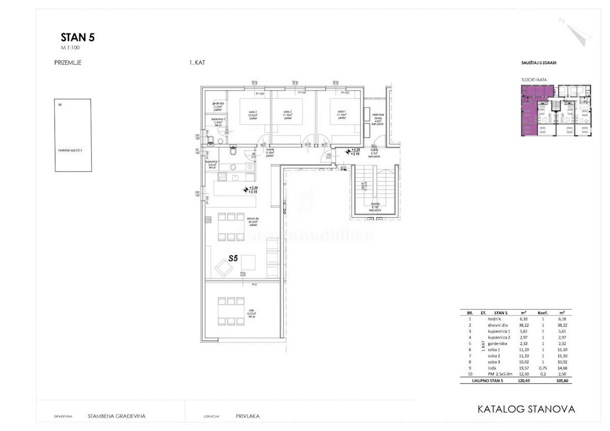 Apartmaji prva vrsta do morja - Privlaka