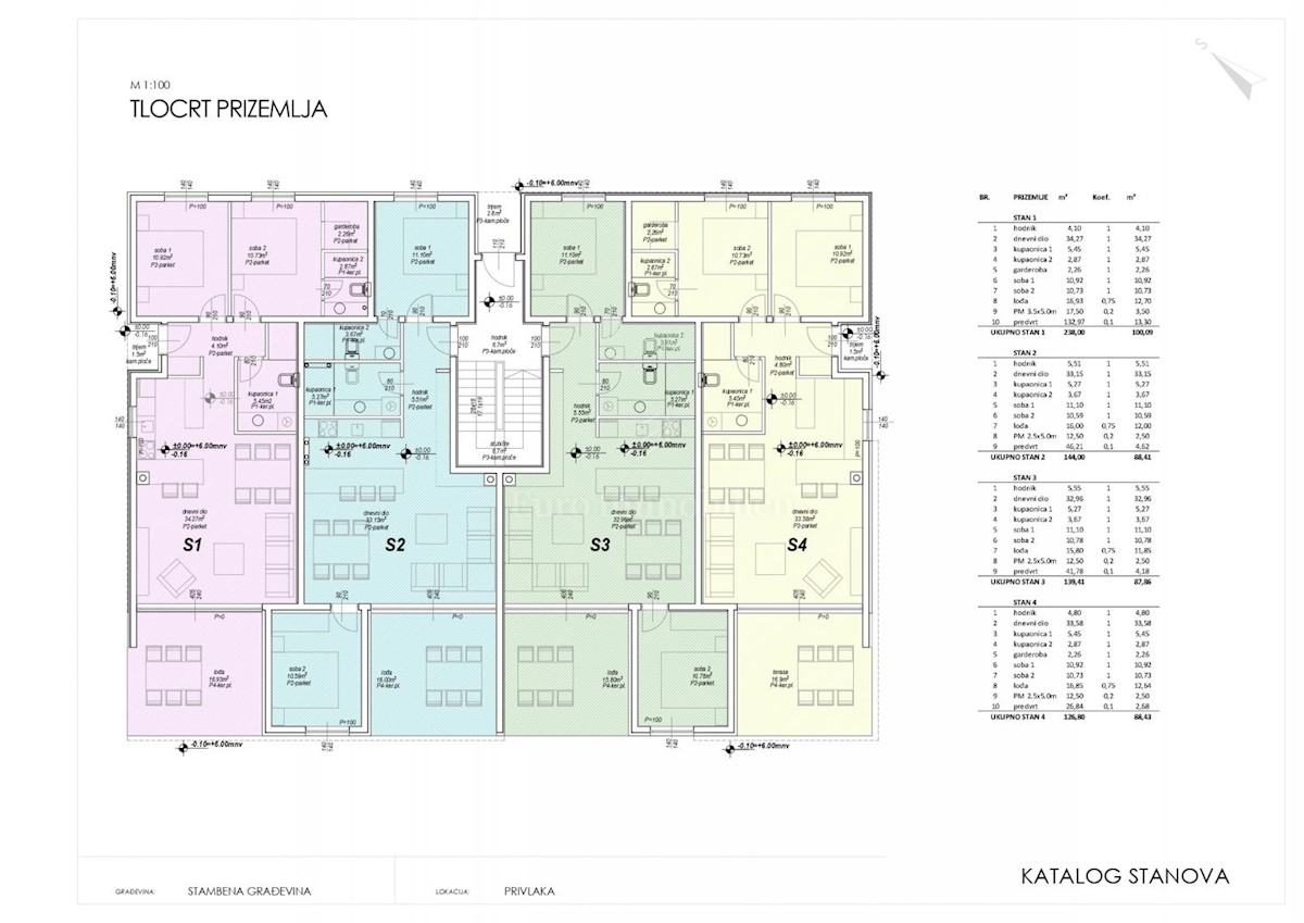 Apartmaji prva vrsta do morja - Privlaka