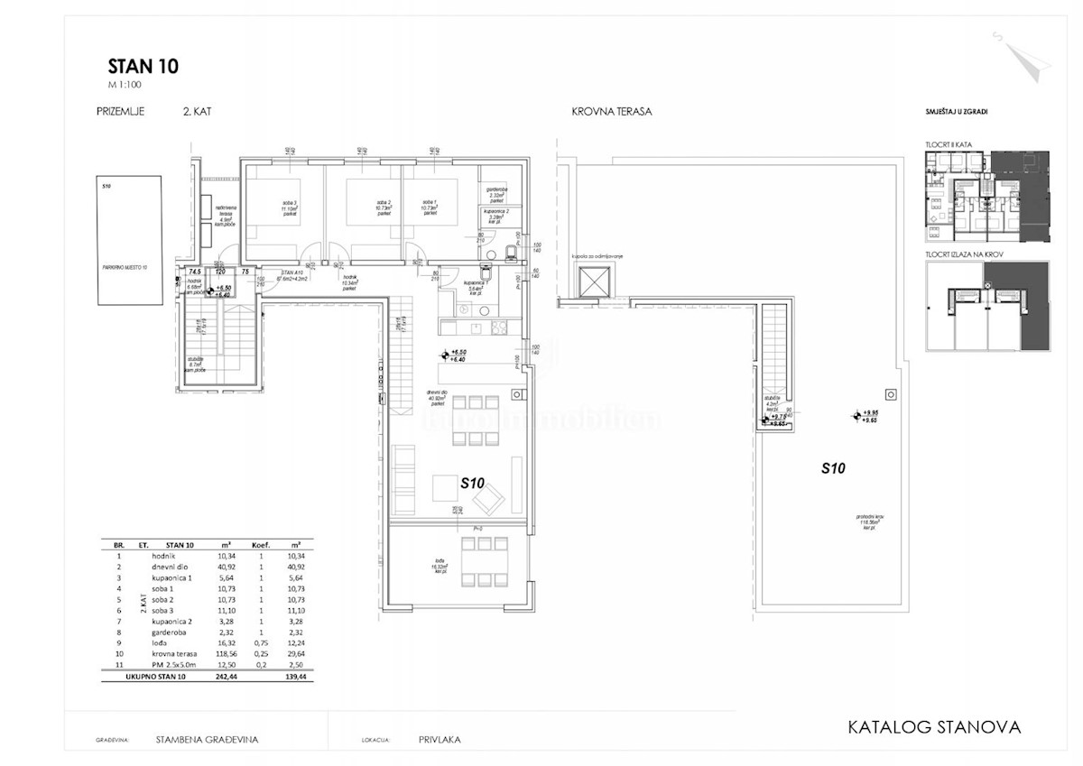 Apartmaji prva vrsta do morja - Privlaka