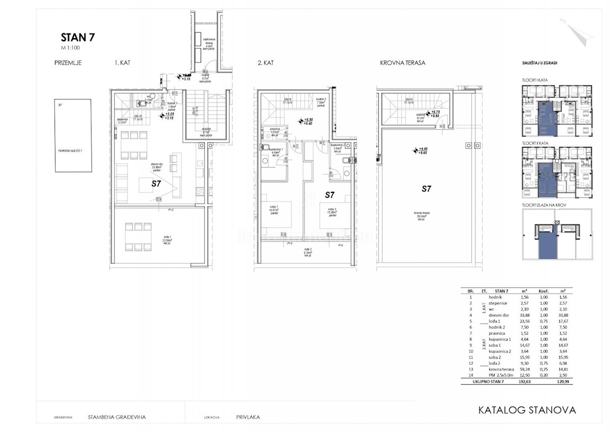 Apartmaji prva vrsta do morja - Privlaka