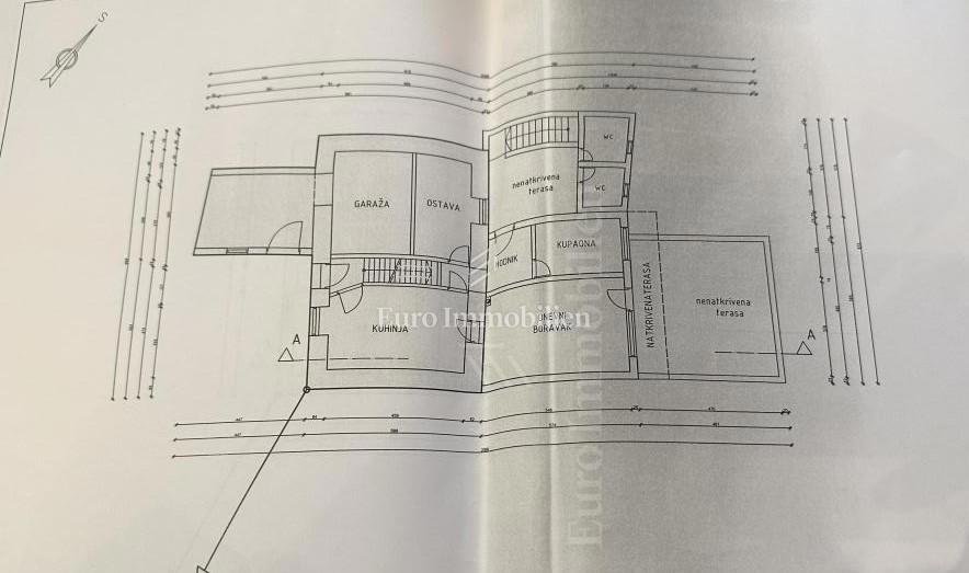 Stara hiša za adaptacijo s prekrasnim pogledom - otok Krk