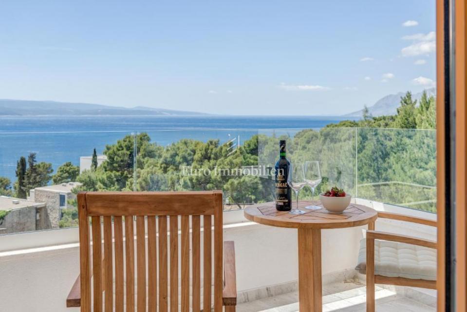 Baška Voda - moderna vila z bazenom in pogledom na morje
