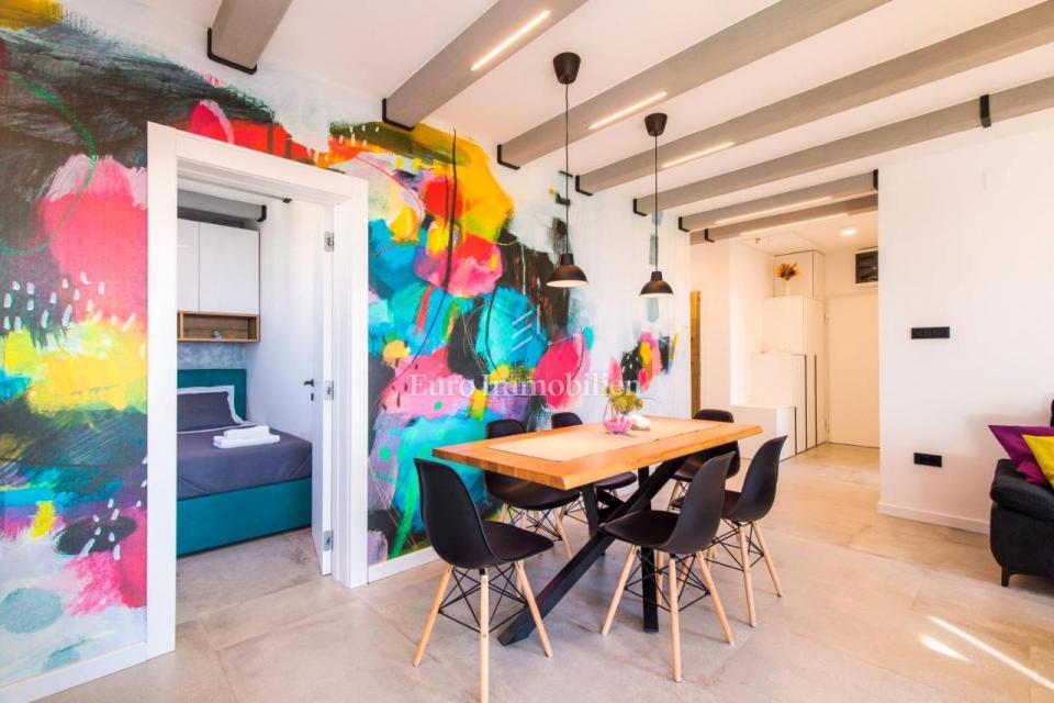 Malinska - opremljen apartma s pogledom na morje