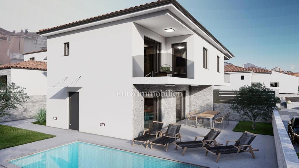 Hiša Malinska, Malinska-Dubašnica, 115m2