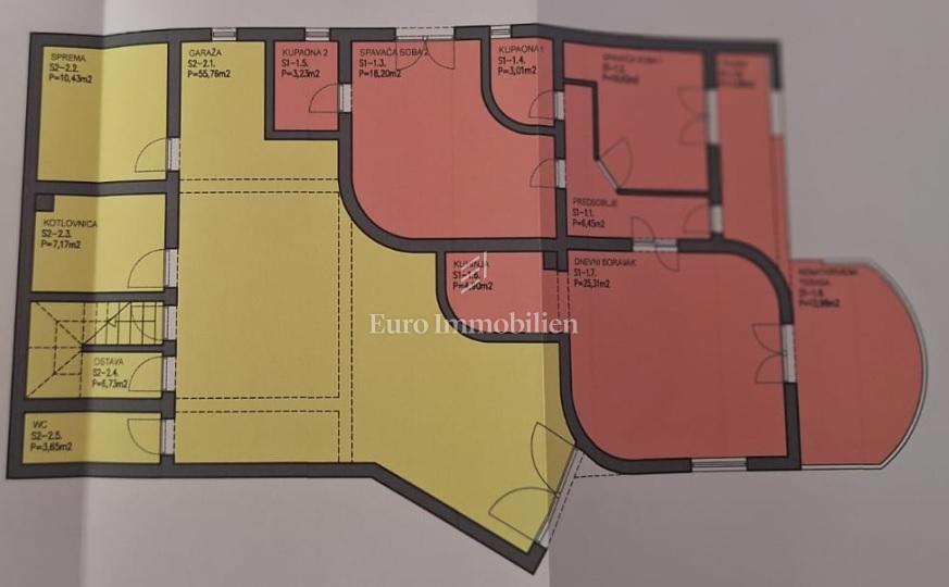 Pag - dupleks stanovanje v pritličju z veliko teraso