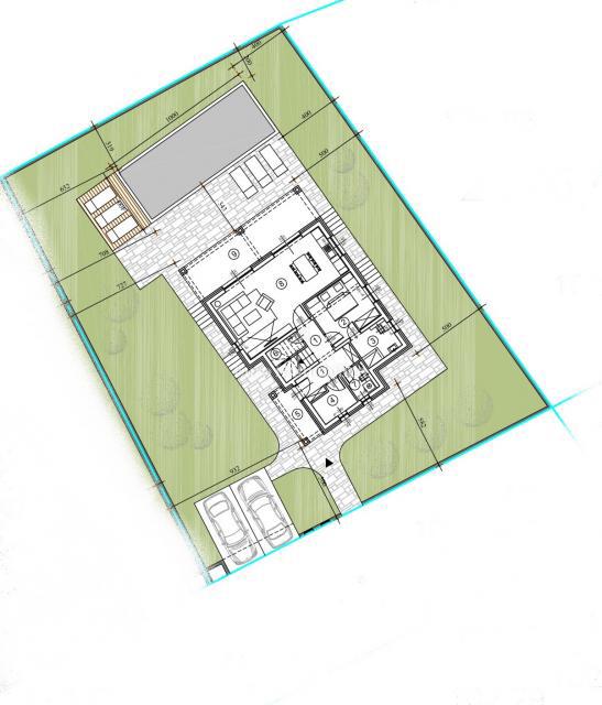 Samostojna hiša z bazenom, v bližini Novigrada, Istra