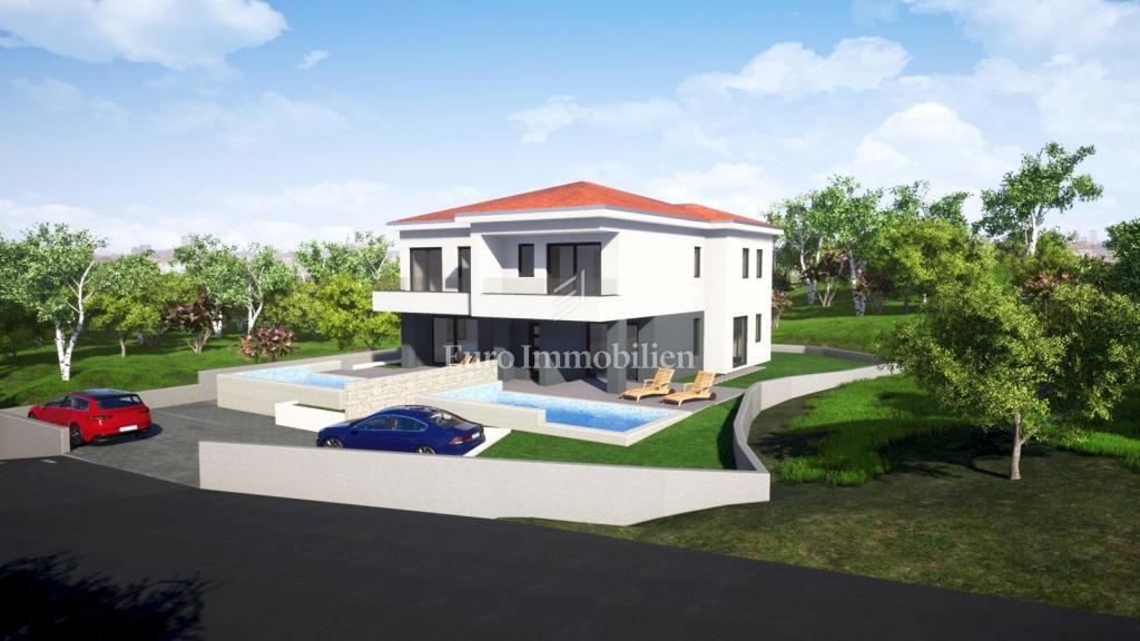 Novogradnja z bazenom in vrtom