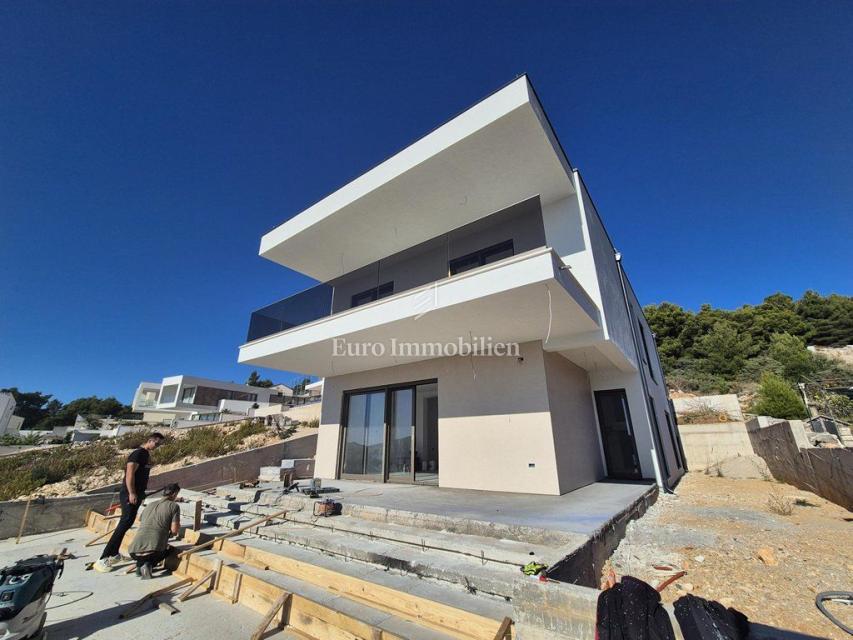 Žaborić, Šibenik – Vila z bazenom in pogledom na morje