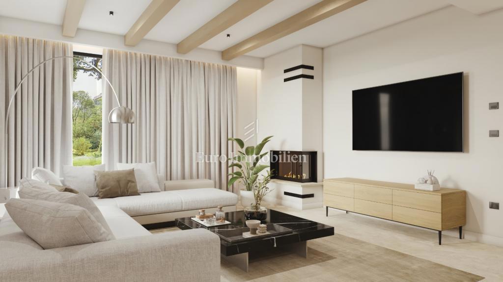 Šilo - vila z ogrevanim bazenom, 200 m od morja