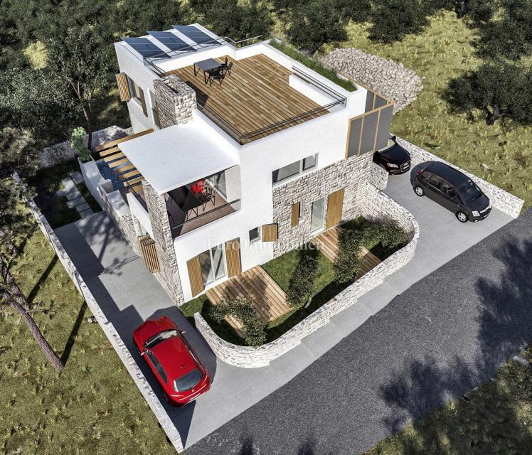 Moderna vila z bazenom in pogledom na morje - Jezera