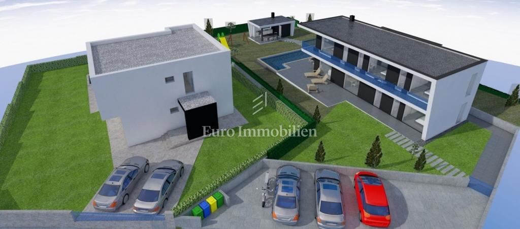 Okolica Poreča - vila z bazenom v izgradnji