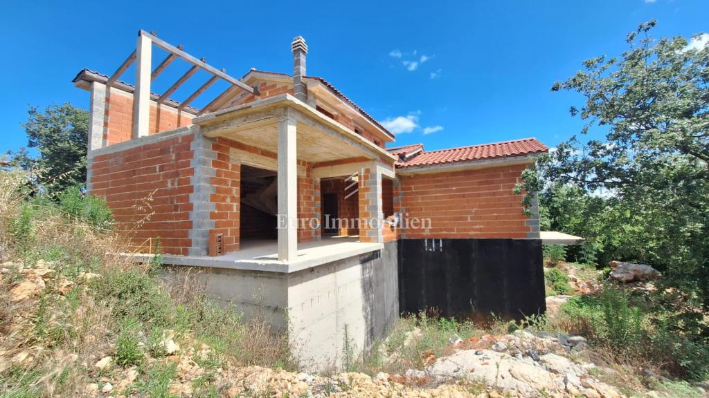 Otok Krk - hiša s panoramskim pogledom na morje