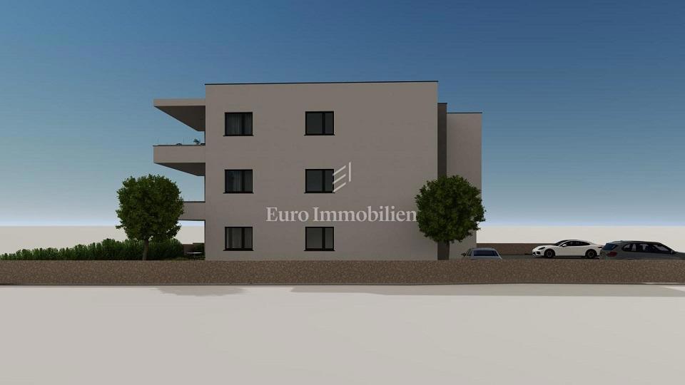 Novalja - stan v 1. nadstropju, novogradnja z razgledom