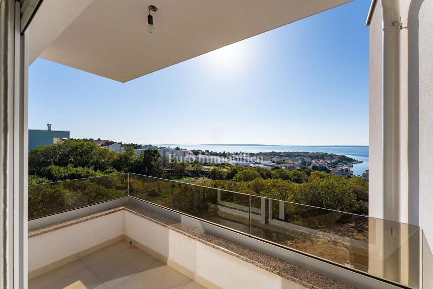Šimuni, Pag - apartma z vrtom in pogledom na morje