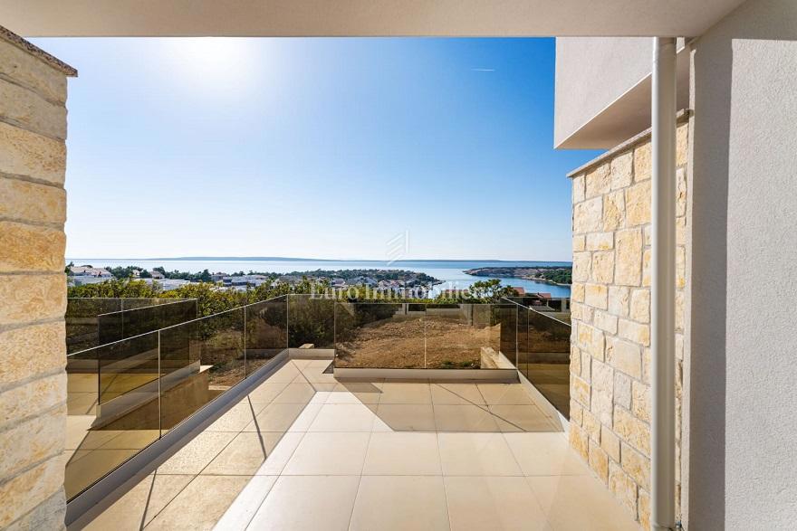 Šimuni, Pag - apartma z vrtom in pogledom na morje