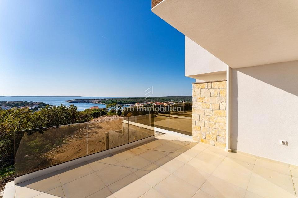 Šimuni, Pag - apartma z vrtom in pogledom na morje