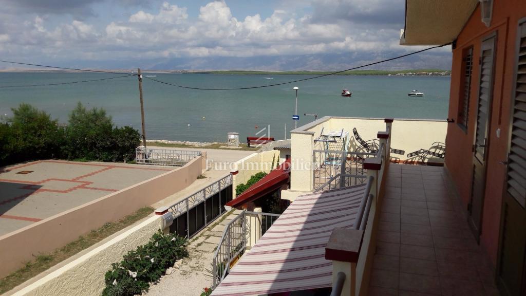 Nin - apartmajska hiša, 1. vrsta do morja