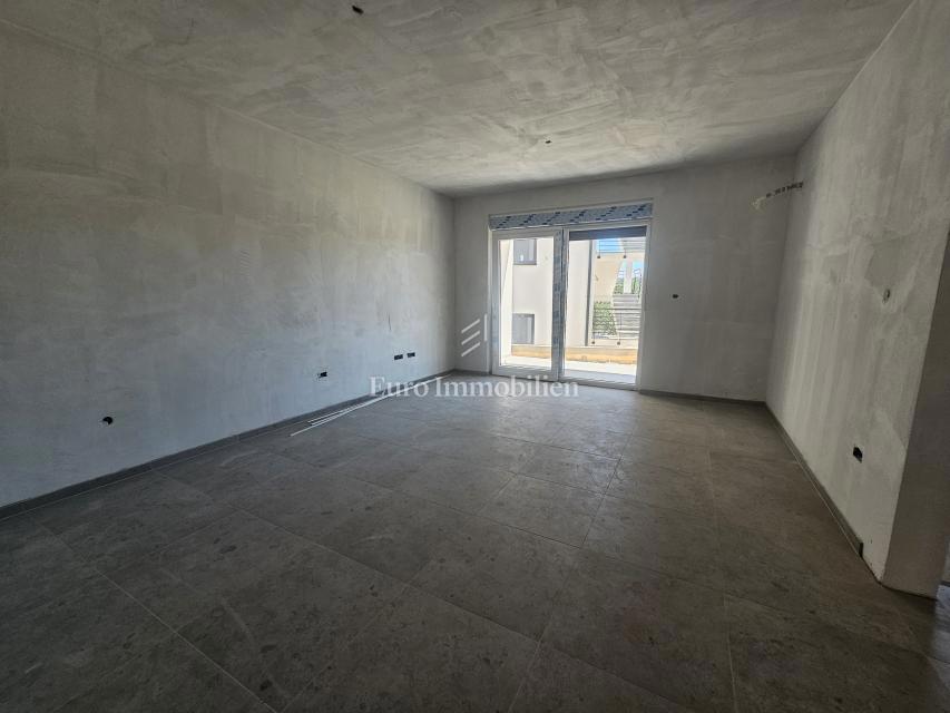 Uvala Soline, Krk - apartma v pritličju, novogradnja