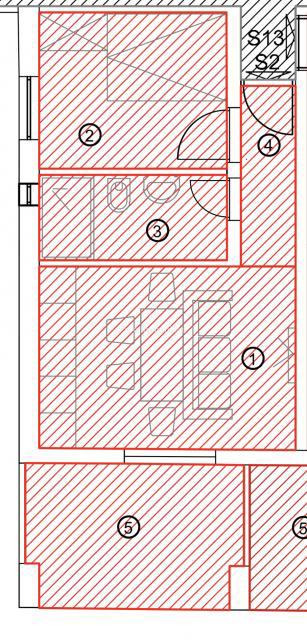Crikvenica, stanovanje z ložo in pogledom na morje