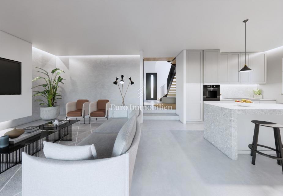 Vila z bazenom in pogledom na morje - mesto Krk