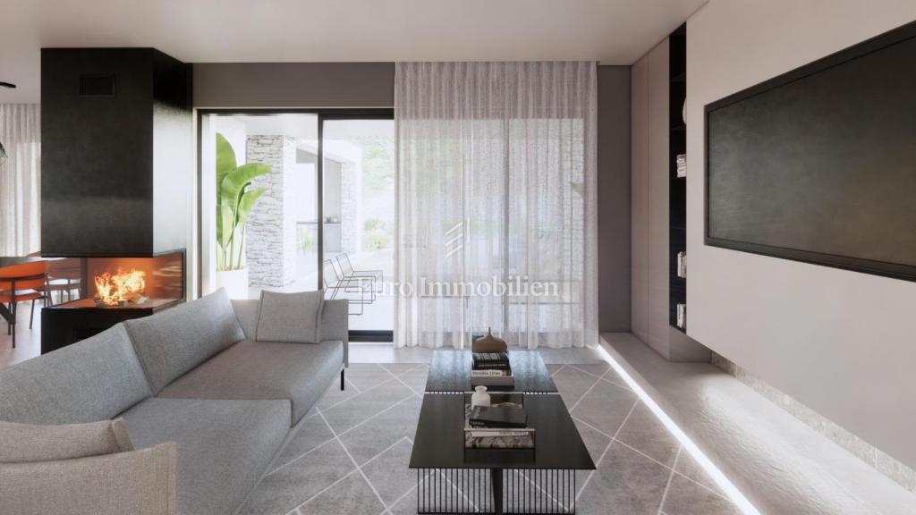 Vila z bazenom in pogledom na morje - mesto Krk