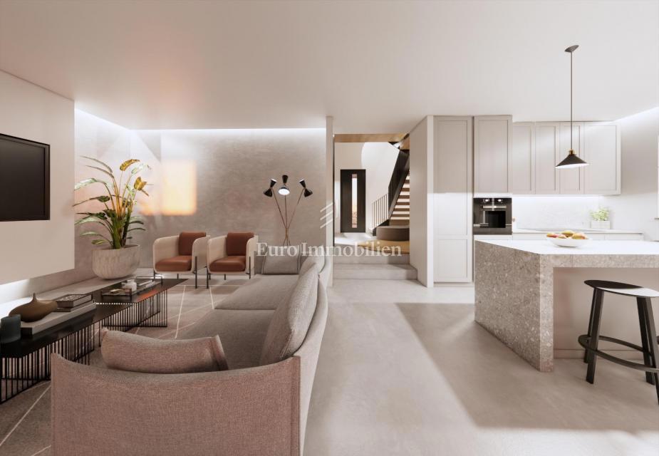 Vila z bazenom in pogledom na morje - mesto Krk