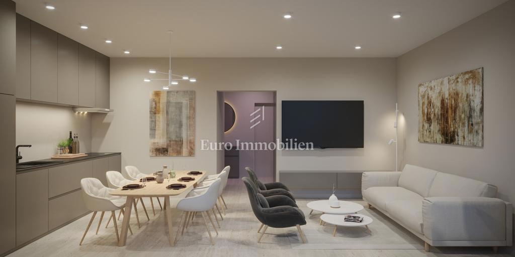 Peroj, novogradnja – stanovanje v pritličju z vrtom