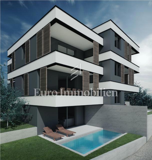 Apartmaji 100 m od plaže - novogradnja Šimuni, Pag